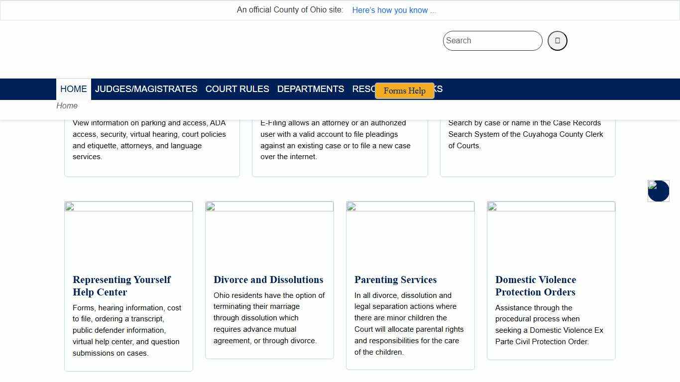 Cuyahoga County Domestic Relations Court